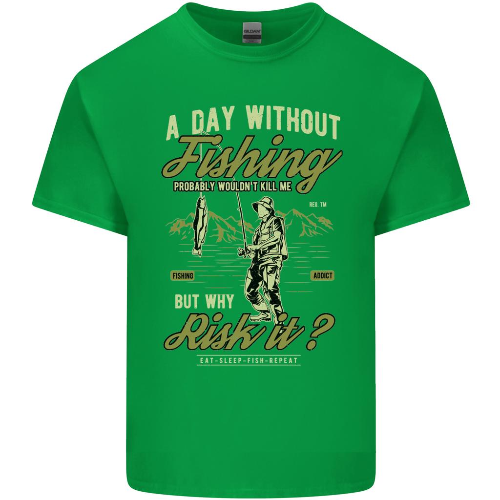 A Day Without Fishing Funny FisherUnisex Unisexs Light Cotton TShirt
