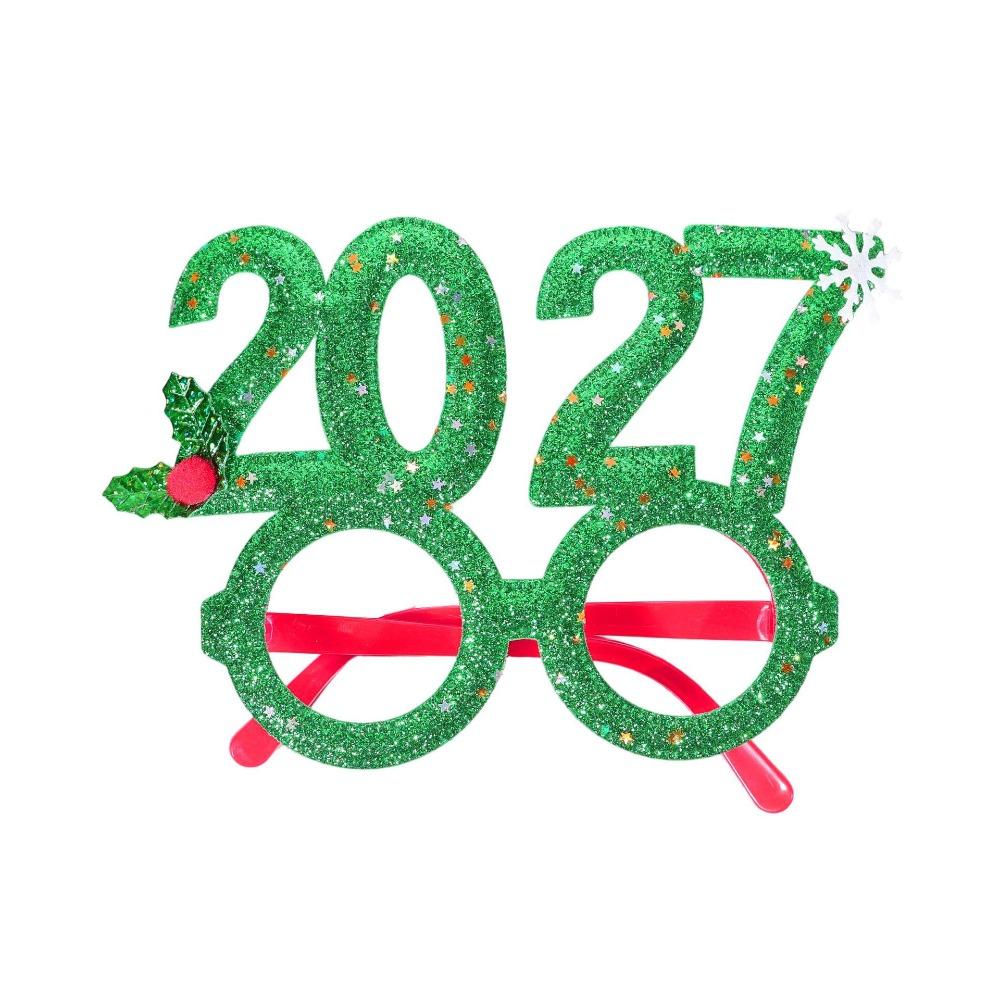 Xmas Hair Band Sequin 2027 New Year Headband Sweet Glitter Christmas Headpiece Cute Flexible 2027 Number Hair Hoop Holiday Party