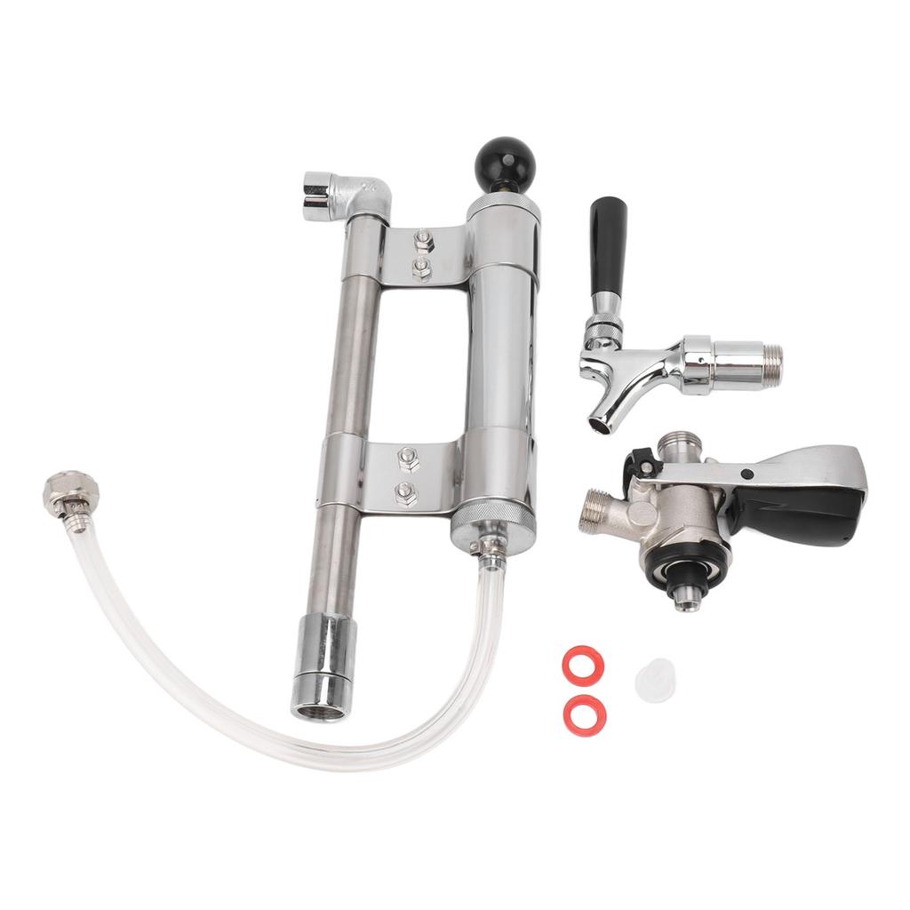 8in Keg Party Pump Beer Keg Tap Keg Hand Pump 8in Picnic Pump with Beer Faucet Draft Beer Party