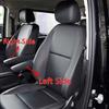 Black Left Right Front Seat Fold Armrest With Adjustable Bracket For Mercedes-Benz V-Class Vito Metris W447 W448 V260 2014-2022