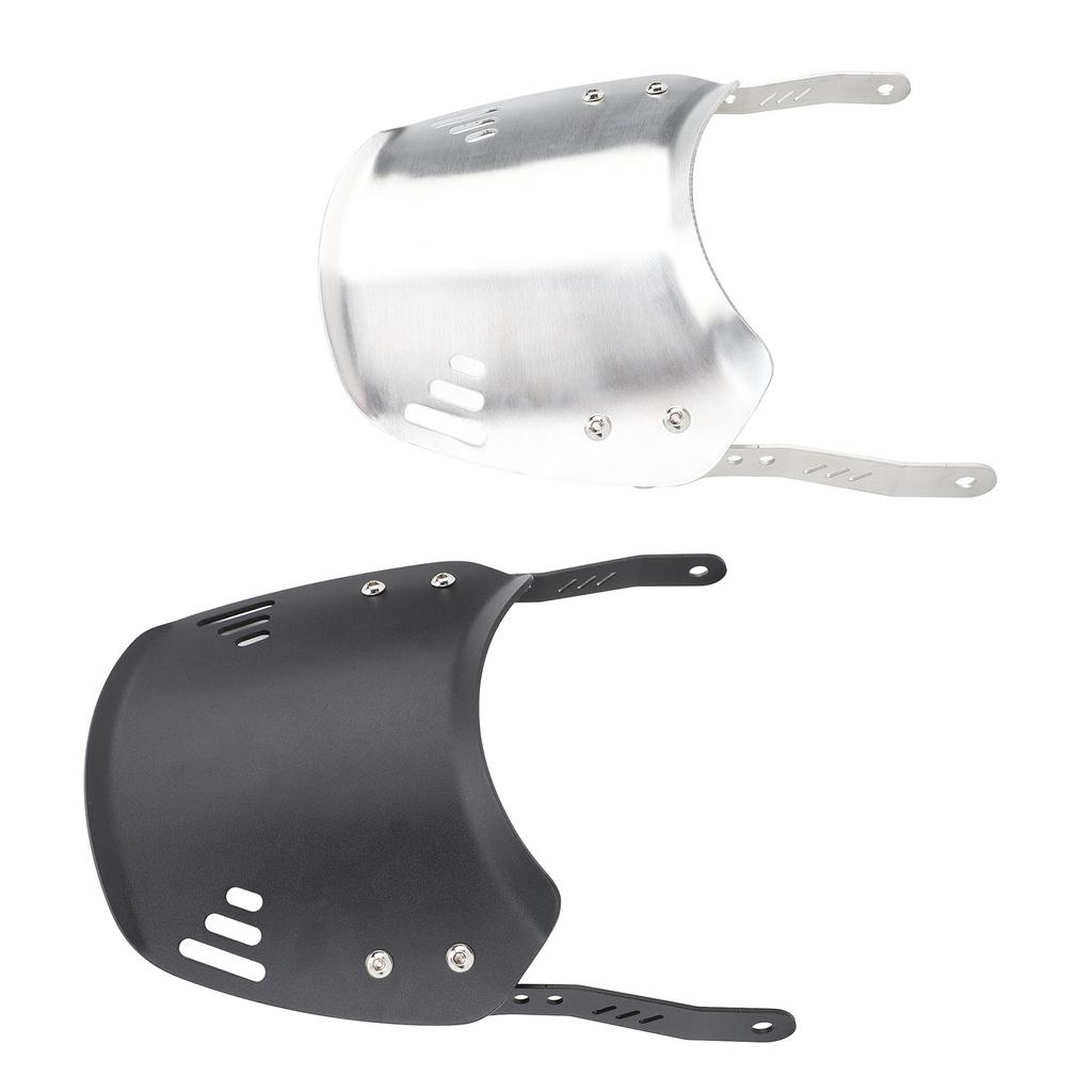 Motorcycle Windshield with Bracket Aluminum Windproof Waterproof Universal Fit Front Flyscreen for 6