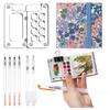 C-Convenient-12 Pieces Mini Portable Watercolor Palette Set For Painters Artists Students Painting Supplies