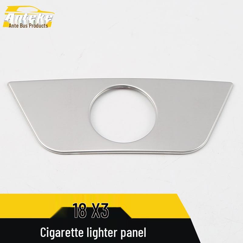18 X3 Panneau Décoratif d'Allume-Cigare et Couvercle de Cendrier pour Accessoires de Voiture