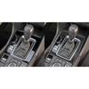 1 Stück Auto Schaltgetriebe Schalthebel Panel Rahmen Aufkleber Echtes Weiches Kohlefaser Schaltgetriebe Schalthebel Verkleidung Abdeckung Innenzubehör Kompatibel mit Mazda Axela 2017
