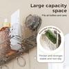 Suction Cup Storage Holder Large Capacity Wall-Mounted Shower Caddy No-Drill Bathroom Organizer for Home Bathroom Vanities