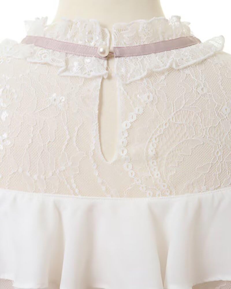 type adult floral stylish Pink [YoniStar] "Jirai-kei" (landmine style) Mass-produced skirt, short-sleeved blouse, frills, style, ribbon, bow,