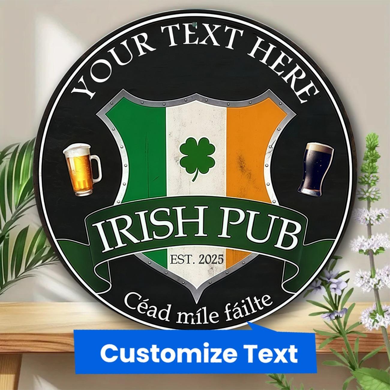 

Custom Metal Tin Sign Retro Pub Decor Man Cave Wall Art білий