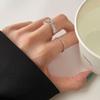 925 Adjustable Exquisite Silver Ring With Twinkling Crystal For Everyday Wear Or Gifts