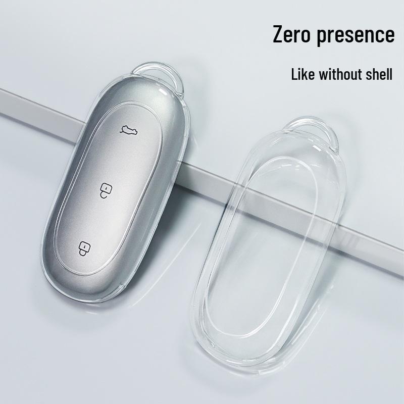 Smart Key Full Coverage TPU Transparent Protective Car Key Shell