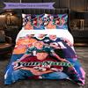 Backstreet Boys Customized Name Text Bedding Set, 1 Duvet Cover & 2 Pillowcases Personalized Bedroom Gift