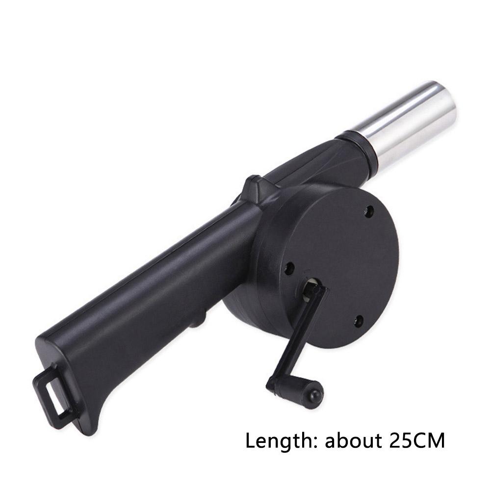 Hand Cranked Blower Charcoal Coal Starter Fan Cooking BBQ Fan Multi-function Handheld Fire Blower for Camping Picnic Bonfire
