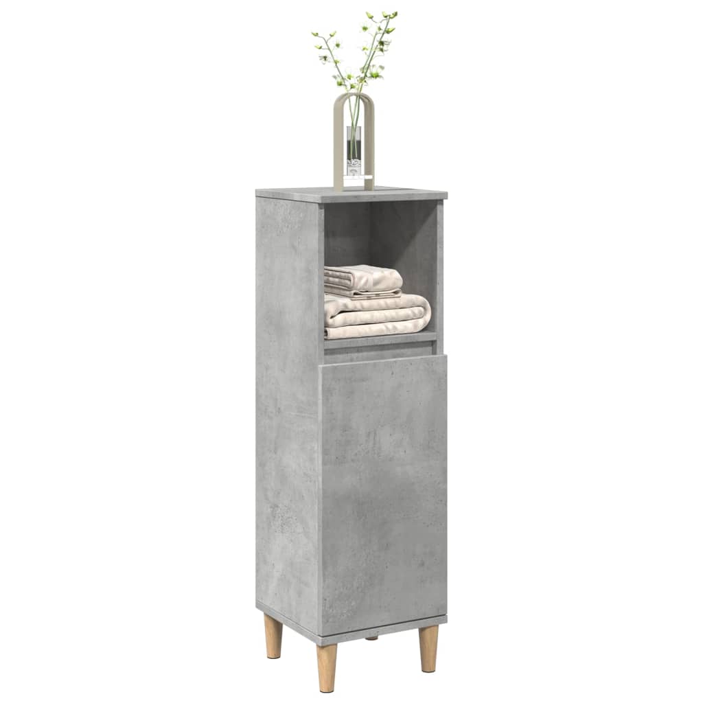 Vidaxl Bathroom Cabinet, Concrete Grey, 30X30X100 Cm