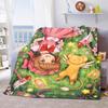 Cardcaptor Sakura Flannel Blanket Throw Soft Warm Lightweight Cozy Blanket for Sofa Bed Home Decor -QJY