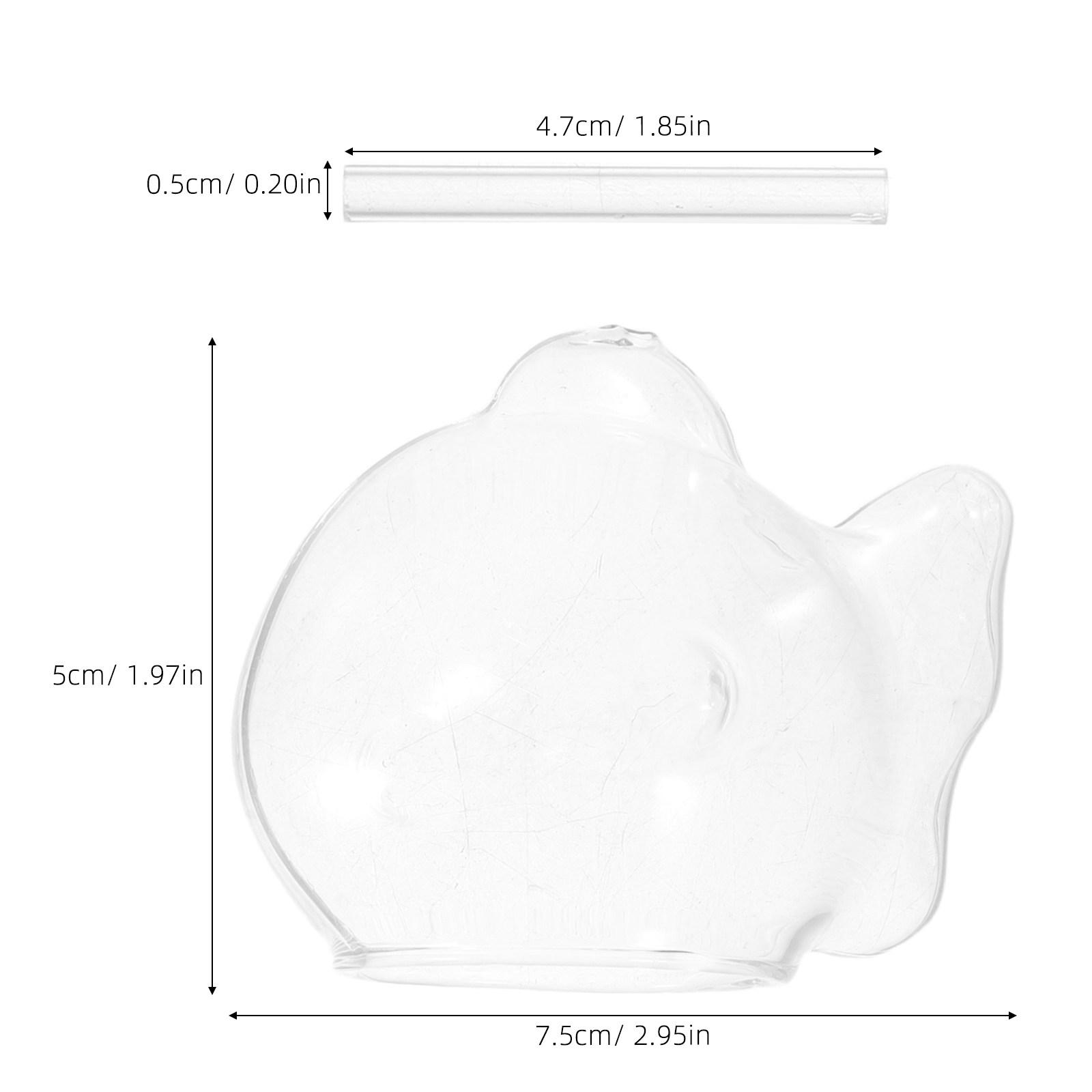 

2Pcs Japanese Fish Glass Windchimes Red Glass Wind Bells Garden Patio Hanging Decoration Outdoor Window Charm Mini Wind Chimes прозрачный