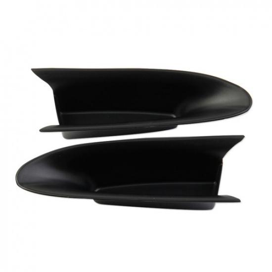 Matte black inner door armrest storage box trim fit for Nissan 370Z 2009-