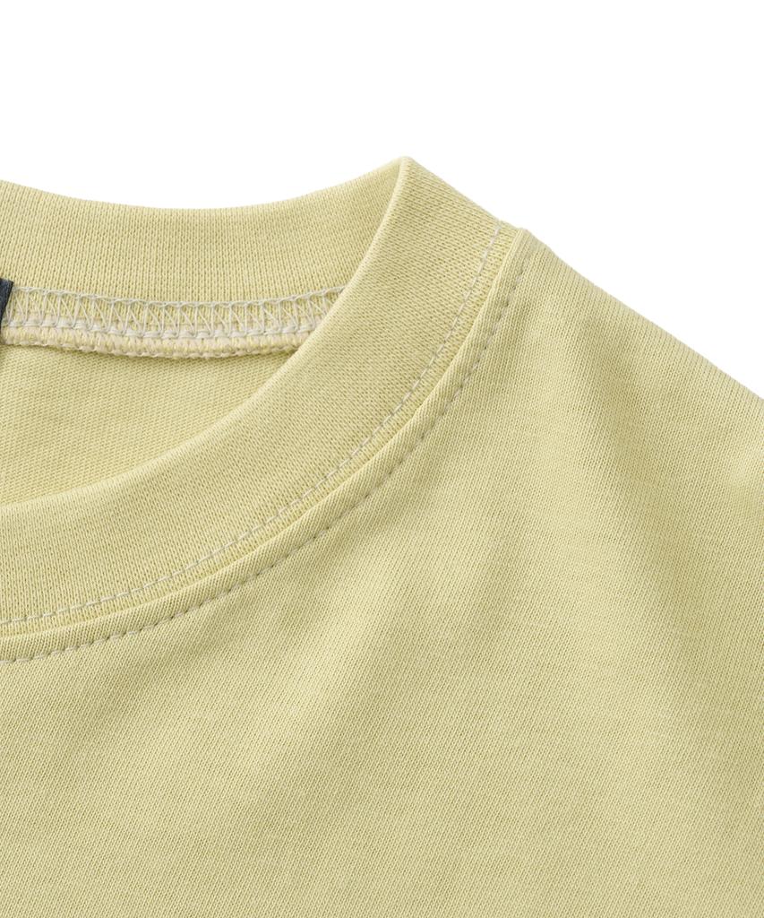 ANALOG MOOD Soft Roll-Up Short Sleeve T-Shirt (Lime)