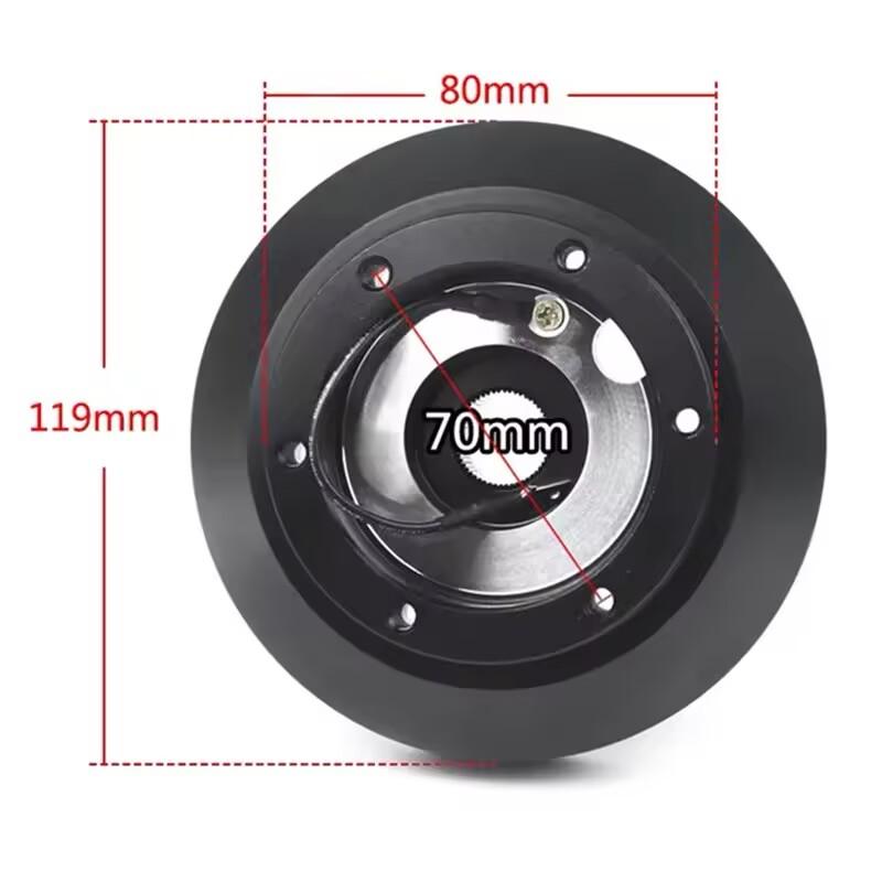 Racing Steering Wheel Short Hub Adapter Kit For BMW E30 3-/5-SERIES 318 325 528 M3 M5 84-90 HUB-KE30H