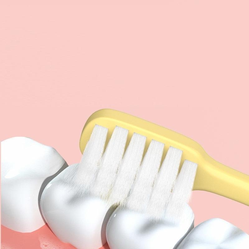 8 Pcs Soft Bristle Toothbrush Tongue Scraper 2 In 1 Cleaner Extra Soft Portable Teeth Cleaning Tool For Adult Travel