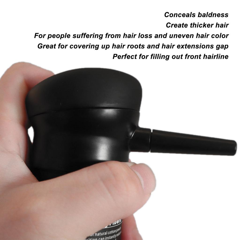 Hair Fiber Spray Applicator Instantly Thicken Bald Concealed Even Spraying Hair Building Pump Applicator