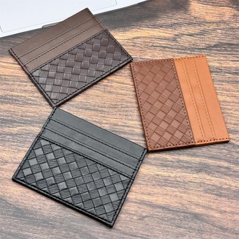 Men'S Credit Card Holder Cards Casual Id Holders Pu Leather Id Card Case Slim Multi-Slot Holder For Bank Credit Cards