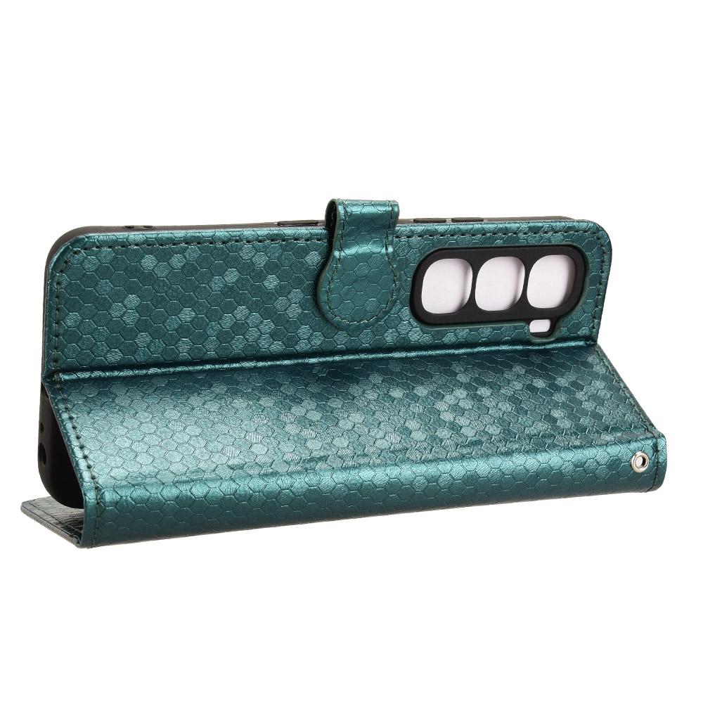 For Infinix Hot 60i 4G/Hot 60 5G Wallet Case Dot Pattern Imprint PU Leather Phone Cover with Wrist Strap