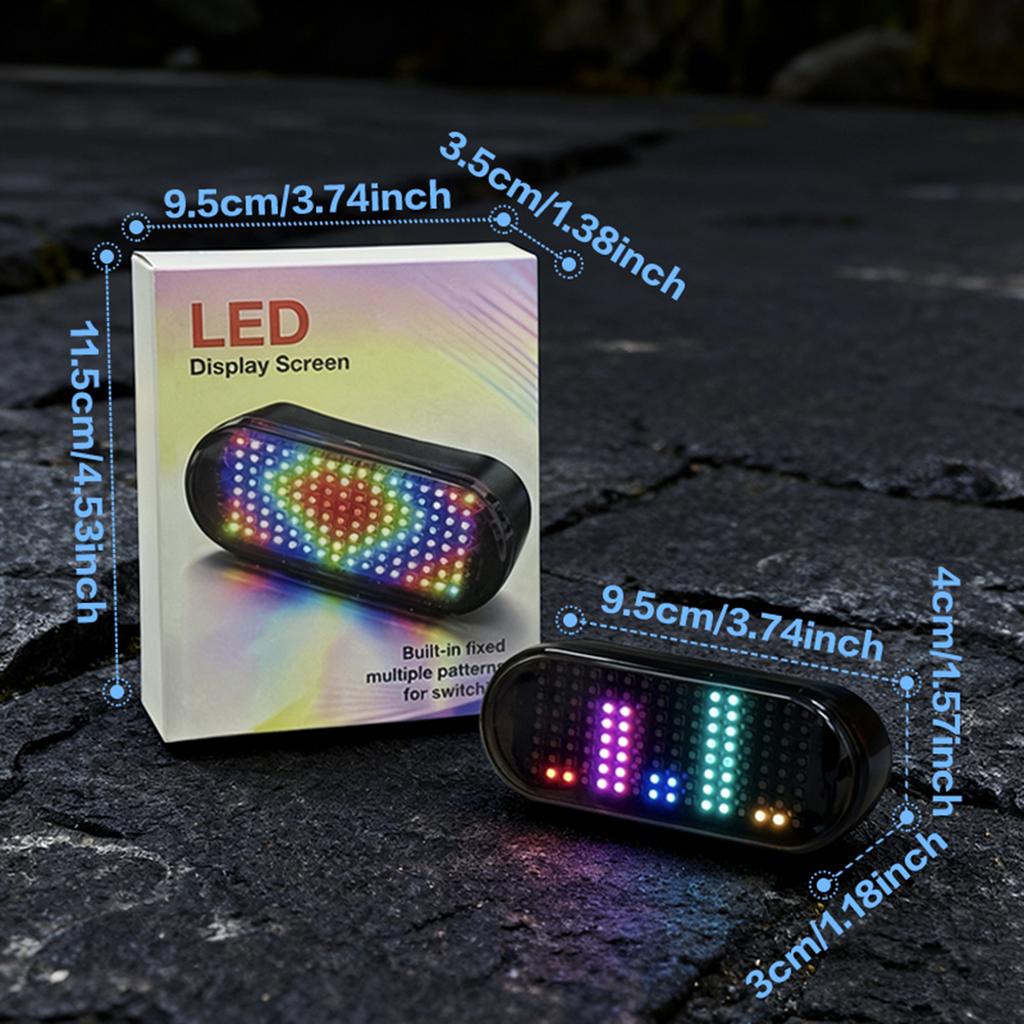 LED Knipperlicht Afstandsbediening Fiets Remlicht met Ingebouwde Batterij 900mAh USB C Oplaadbaar voor Helm Fiets Scooter Rugzak