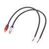 Speaker Wire Rca Female Plug Adapter Connector To Bare Wire Open End Audio Cable For Amplifier Audio Video Receiver Speakers