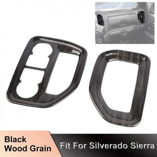Console Dash Side Ac Air Vent Outlet Trim Cover For Chevrolet Silverado -22