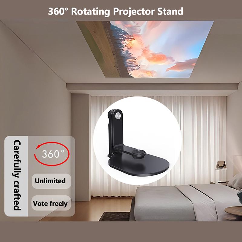 Supporto per Proiettore da Tavolo Regolabile Rotazione a 360 Gradi Supporto per Xgimi Halo H6 Xiaomi Hy300 Hy320 Supporto Universale per Comodino