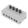 HA400 Ultra Low Noise Headphone Amplifier Ultra Compact 4 Channel Stereo Headphone Amplifier 100‑240V EU Plug