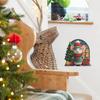 5Pcs Fashion Mouse Theme Christmas Wall Stickers Cute Design Small Size Xmas Decoration Merry Christmas Decor Home Decoration