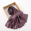 Premium Shimmer Silk Satin Hijab Scarf Women Luxury Solid Color Plain Hijab Shiny Shawl Silk Feeling Stain Wraps Shiny Stoles