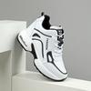 Woman Ladies Modern Soft Jazz Sneakers Leather Female Dancing Sports Fitness Shoes Fashion Waterproof Height Increasing Shoes