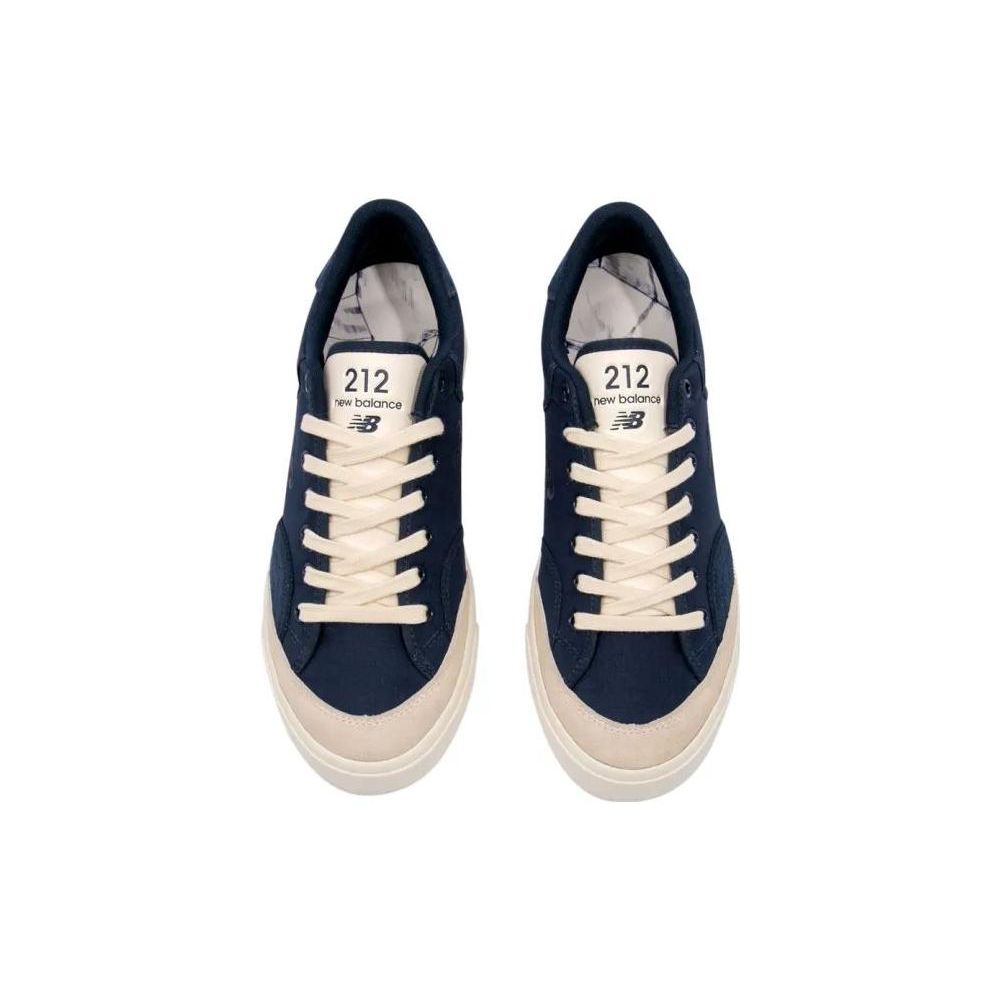New Balance Anb Brand X  Nb 212 Leather Fabric Comfortable Low-Top Sneakers Unisex Sneakers Navy NM212ABC