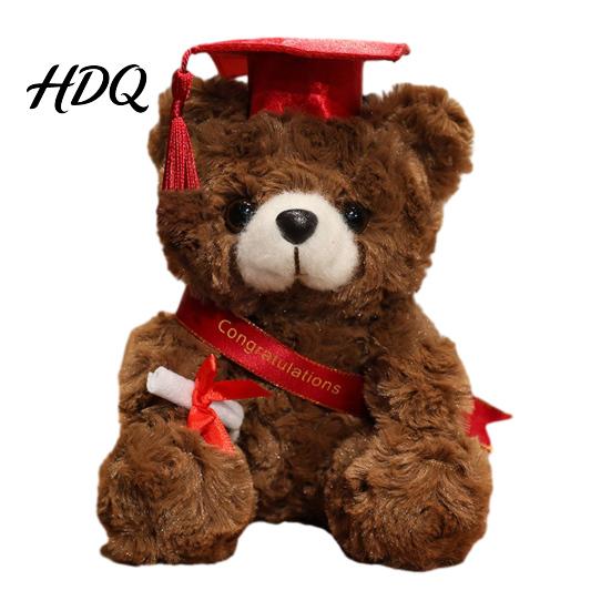 Personalized Stuffed Animal Gift Graduation Gifts 2026 for Her 7-Inch Teddy Bear Soft Celebration Plush Mascot College High School Grade Keepsake