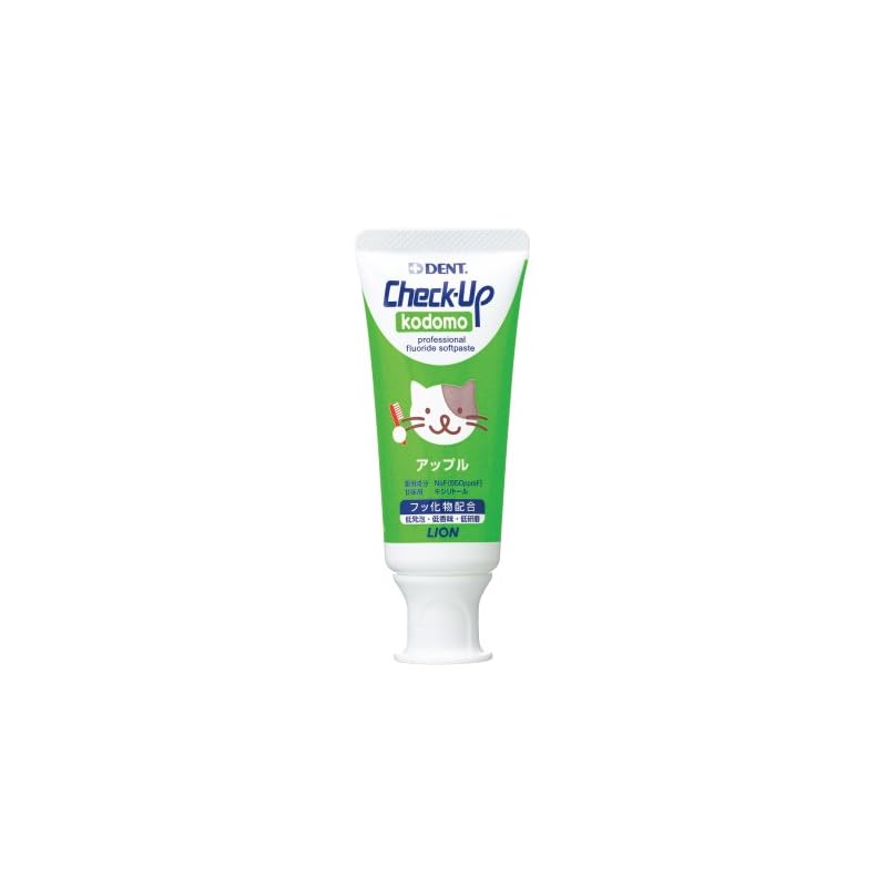Lion Dental Materials Check-Up Kodomo 60g Apple