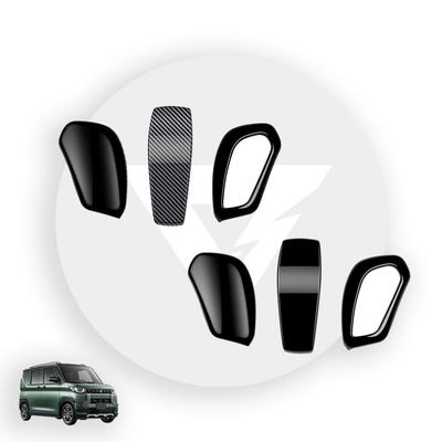 KUTOOK New Delica Mini 30 Series Custom Parts Fashionable Dress Up Interior Shift Lever Garnish Shift Knob Cover