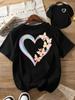 Unisex Mama Graphic Tshirt Mothers Day Gift Short Sleeve Crew Neck Tee Floral Animal Heart Print Casual Daily Tops