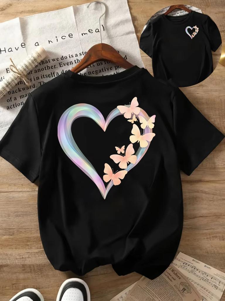 Unisex Mama Graphic Tshirt Mothers Day Gift Short Sleeve Crew Neck Tee Floral Animal Heart Print Casual Daily Tops