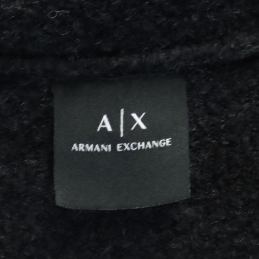 Armani Exchange By Color Long Sleeve Bore Zip Hoodie L Fluffy Men's Used