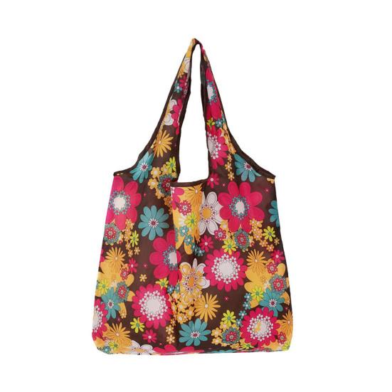 

Foldable Shopping Bag Large Reusable Grocery Bag with Pouch Portable Lightweight Handbag Eco-Friendly Washable Tote for Shopping Outdoor Travel Home One Size W
