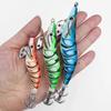 5Pcs 3D Eyes Luminous Squid Fishing Lure Durable Artificial Squid Jig Hook  Saltwater Fishing