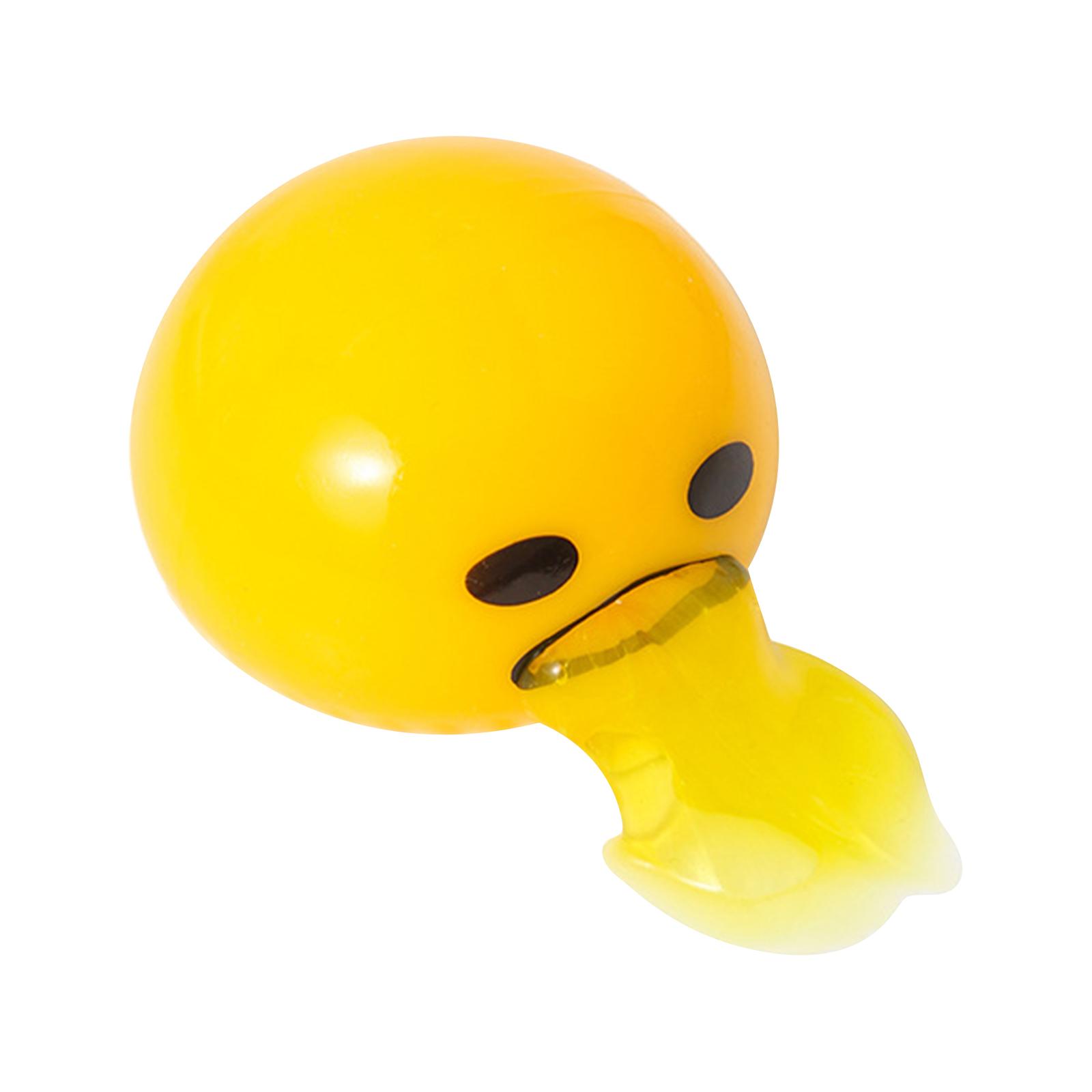 

Милый Желтый Круглый Сосущий Рвоту Ленивый Яичный Желток Игрушка для Выпуска Пара Веселая Игрушка для Снятия Стресса Сенсорная Игрушка Игра с Подвохом Подходит для Детей и Взрослых One Size