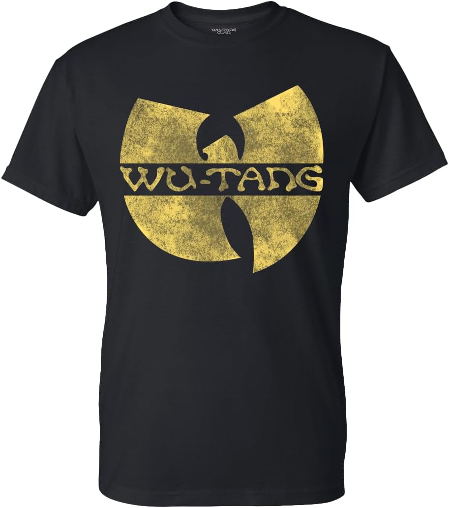Wu-Tang Clan Adult Distressed Logo Tee L