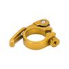VIARON Bicycle Quick Release Seatpost Clamp Aluminum Alloy 34.9MM Seat Clamp for MTB Bike Road Bike Casual BikeGold