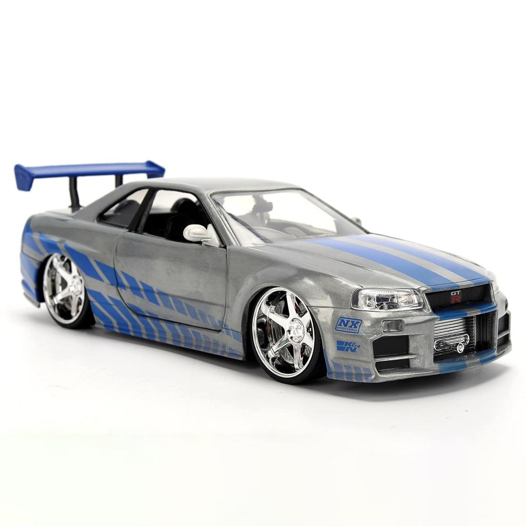 JADA 1:24 Fast & Furious 25th Anniversary Diecast Car – Metal Vehicles Collection Limited Edition