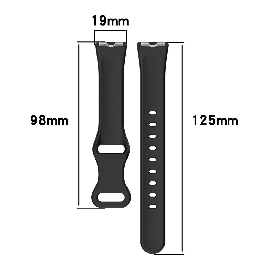Huawei Band 10/98 Butterfly Buckle Silicone Watch Band - Smart Bracelet Wristband