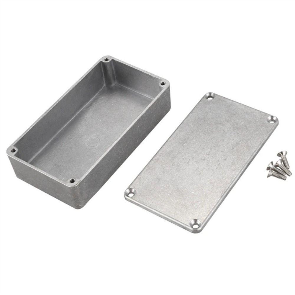 Aluminum Aluminum Stomp Box with Screws Guitar Effect Cases  Musical Instrument