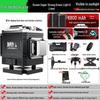 12-Line Green Laser Level with Automatic Leveling for Walls and Floors