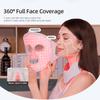 Foreverlily Face Neck Silicone LED Mask 7 Colors Light Photon Red Light Therapy Flexible Facial Beauty Mask Skin Care Anti-Ance